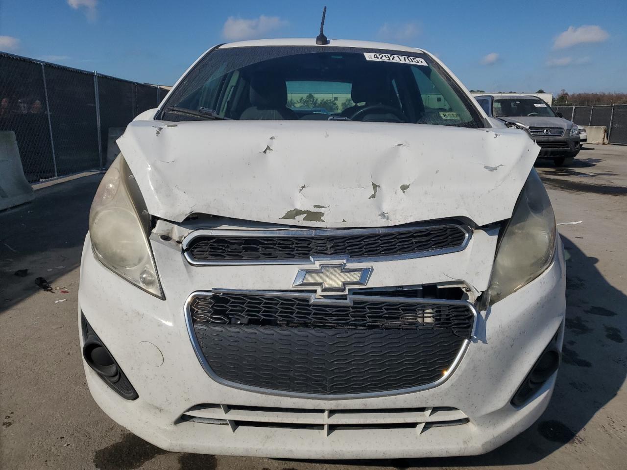 2014 Chevrolet Spark VIN KL8CD6S97EC517746 Copart auction photo, front end / side damage thumbnail 5