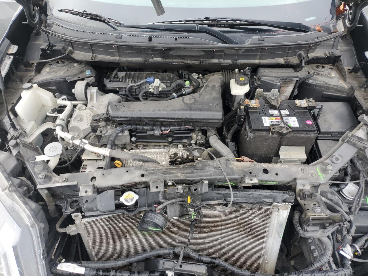 2017 Nissan Rogue VIN 5N1AT2MV0HC891359 Copart auction photo, front end / minor dent/scratches damage thumbnail 12