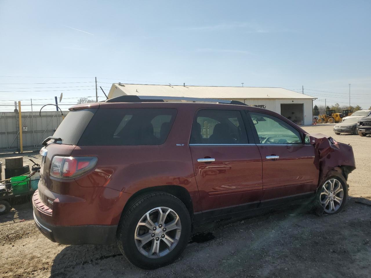 2015 GMC Acadia VIN 1GKKVRKD5FJ156072 Copart auction photo, front end / undercarriage damage thumbnail 3