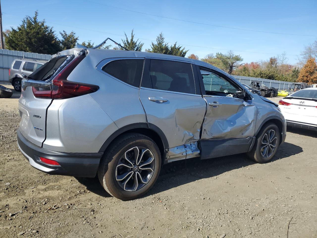 2020 Honda CR-V VIN 7FART6H55LE004931 Copart auction photo, all over damage thumbnail 3