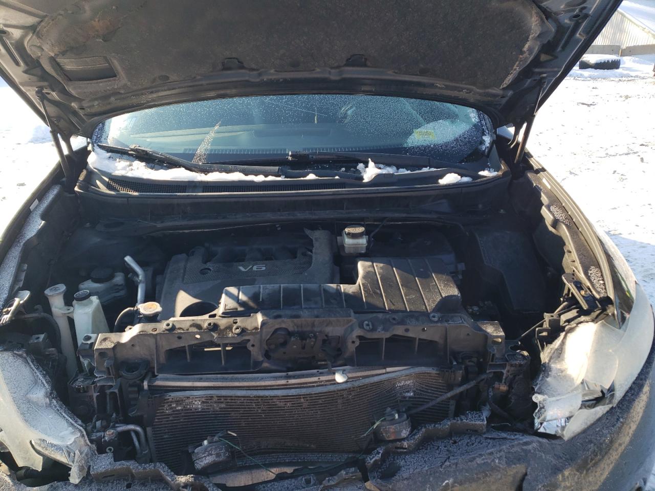 2010 Nissan Murano VIN JN8AZ1MW8AW123823 Copart auction photo, front end / undercarriage damage thumbnail 13
