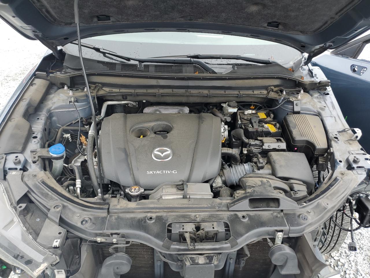 2021 Mazda CX-5 VIN JM3KFACM3M0392240 Copart auction photo, all over damage thumbnail 12