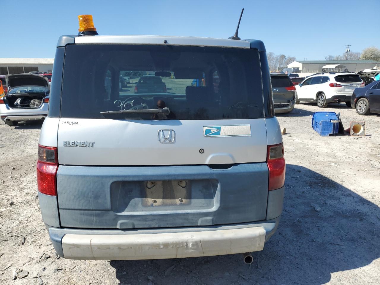 2006 Honda Element VIN 5J6YH18666L001455 Copart auction photo, front end / stripped damage thumbnail 6