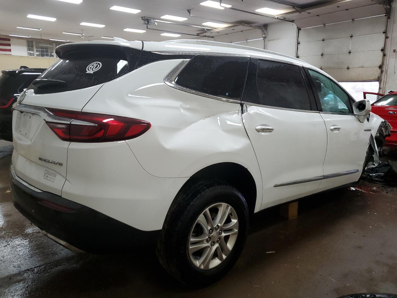 2019 Buick Enclave VIN 5GAERAKW0KJ261873 Copart auction photo, side / front end damage thumbnail 3