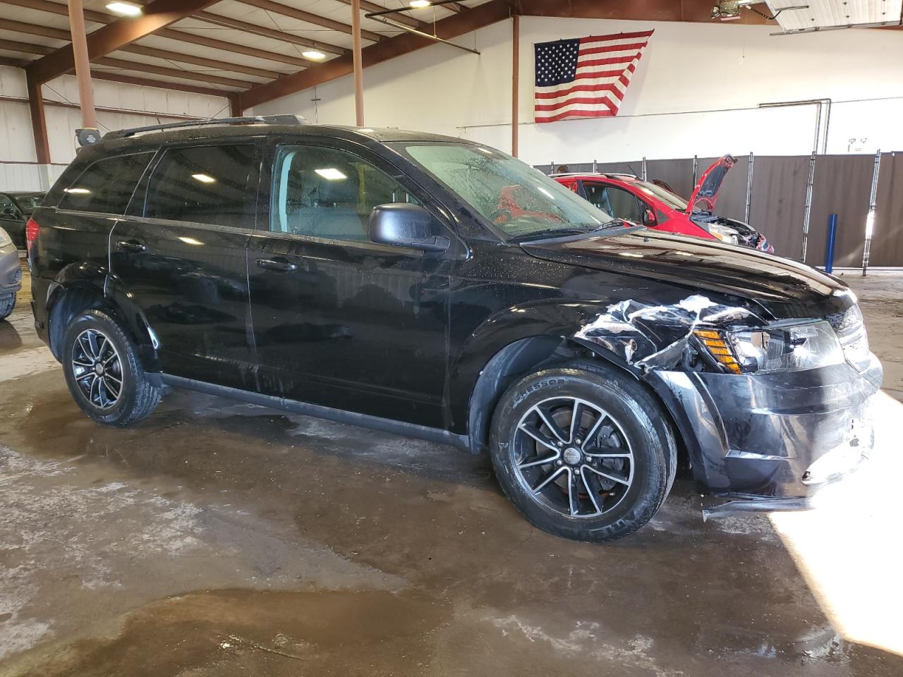 2017 Dodge Journey VIN 3C4PDCAB8HT630173 Copart auction photo, front end / rear end damage thumbnail 4