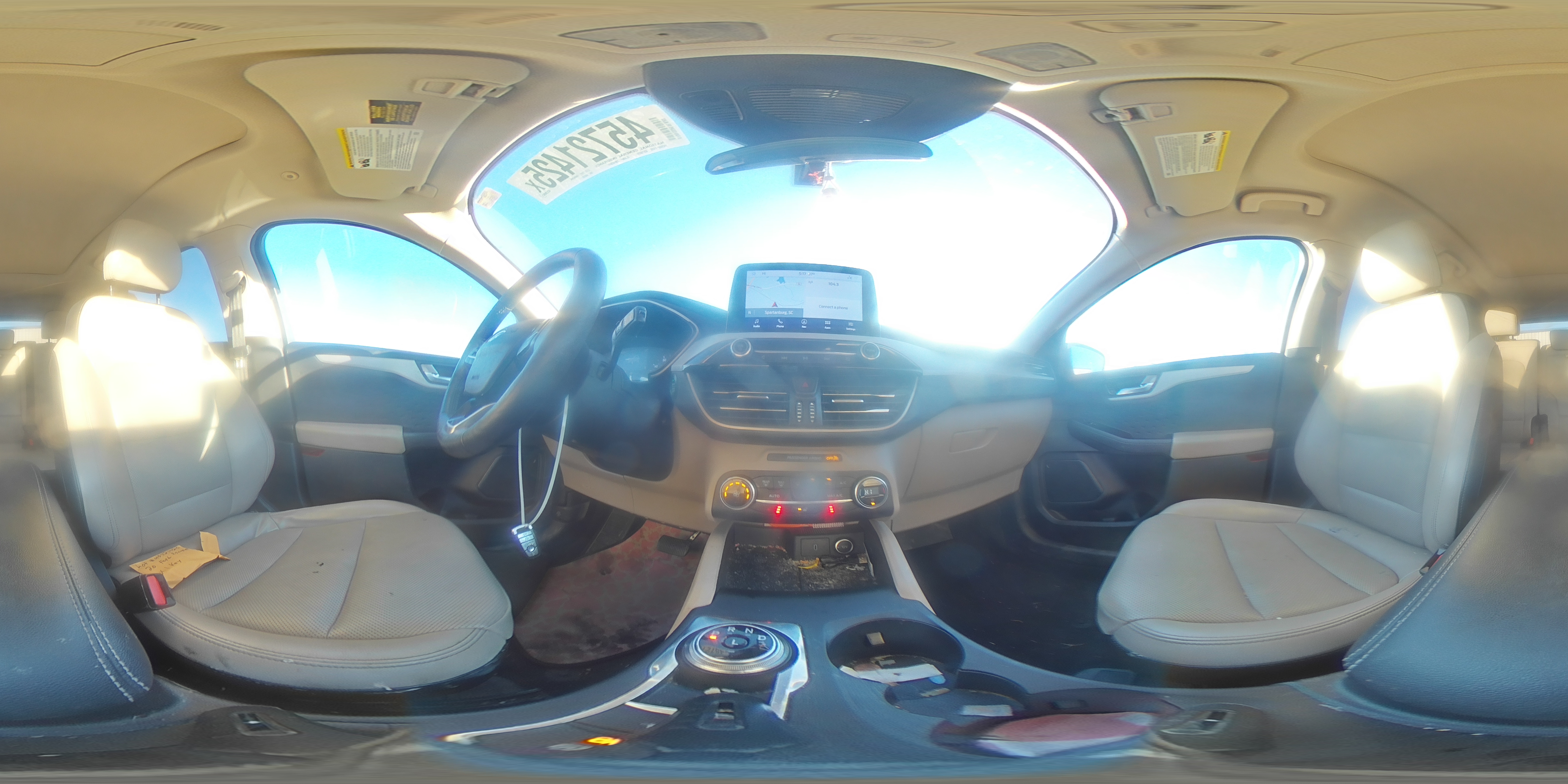 2020 Ford Escape VIN 1FMCU9H66LUA46536 Copart auction photo, front end damage thumbnail 13