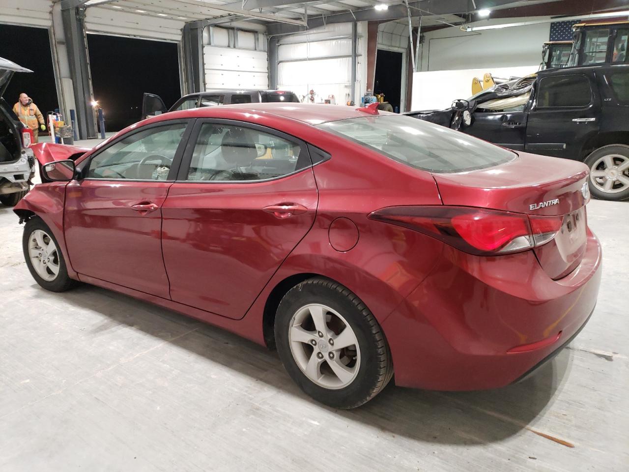 2014 Hyundai Elantra VIN 5NPDH4AE8EH540024 Copart auction photo, front end damage thumbnail 2