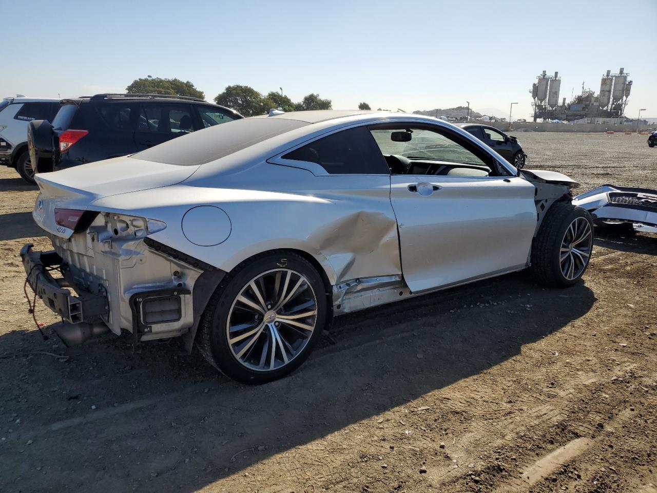 2018 Infiniti Q60 VIN JN1EV7EK2JM342640 Copart auction photo, all over damage thumbnail 3