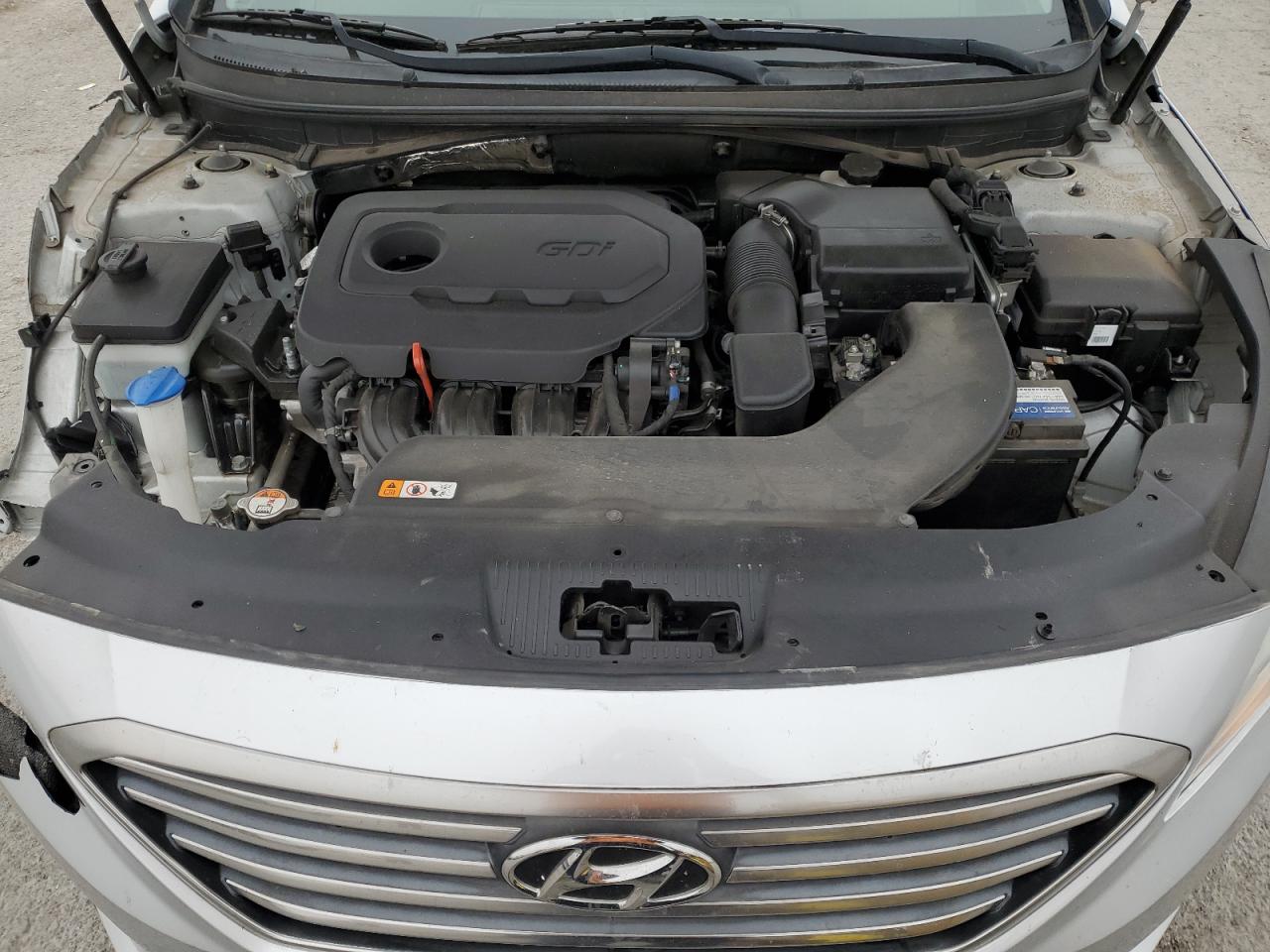 2017 Hyundai Sonata VIN 5NPE24AF3HH564301 Copart auction photo, front end / side damage thumbnail 11