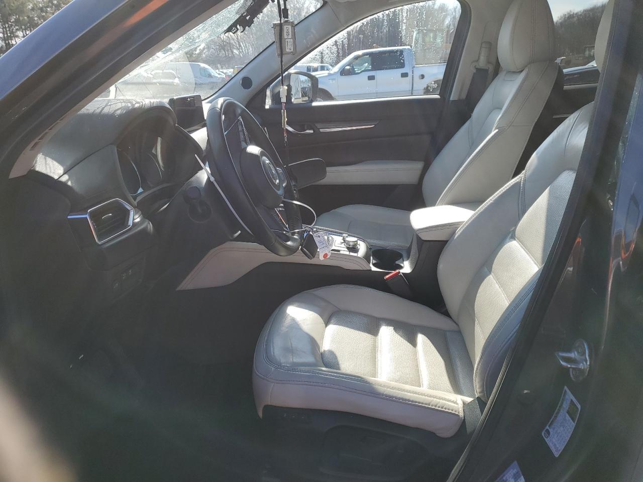2020 Mazda CX-5 VIN JM3KFBDM6L0853403 Copart auction photo, front end / top/roof damage thumbnail 7