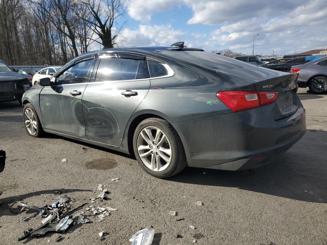 2018 Chevrolet Malibu VIN 1G1ZD5ST6JF153442 Copart auction photo, front end damage thumbnail 2