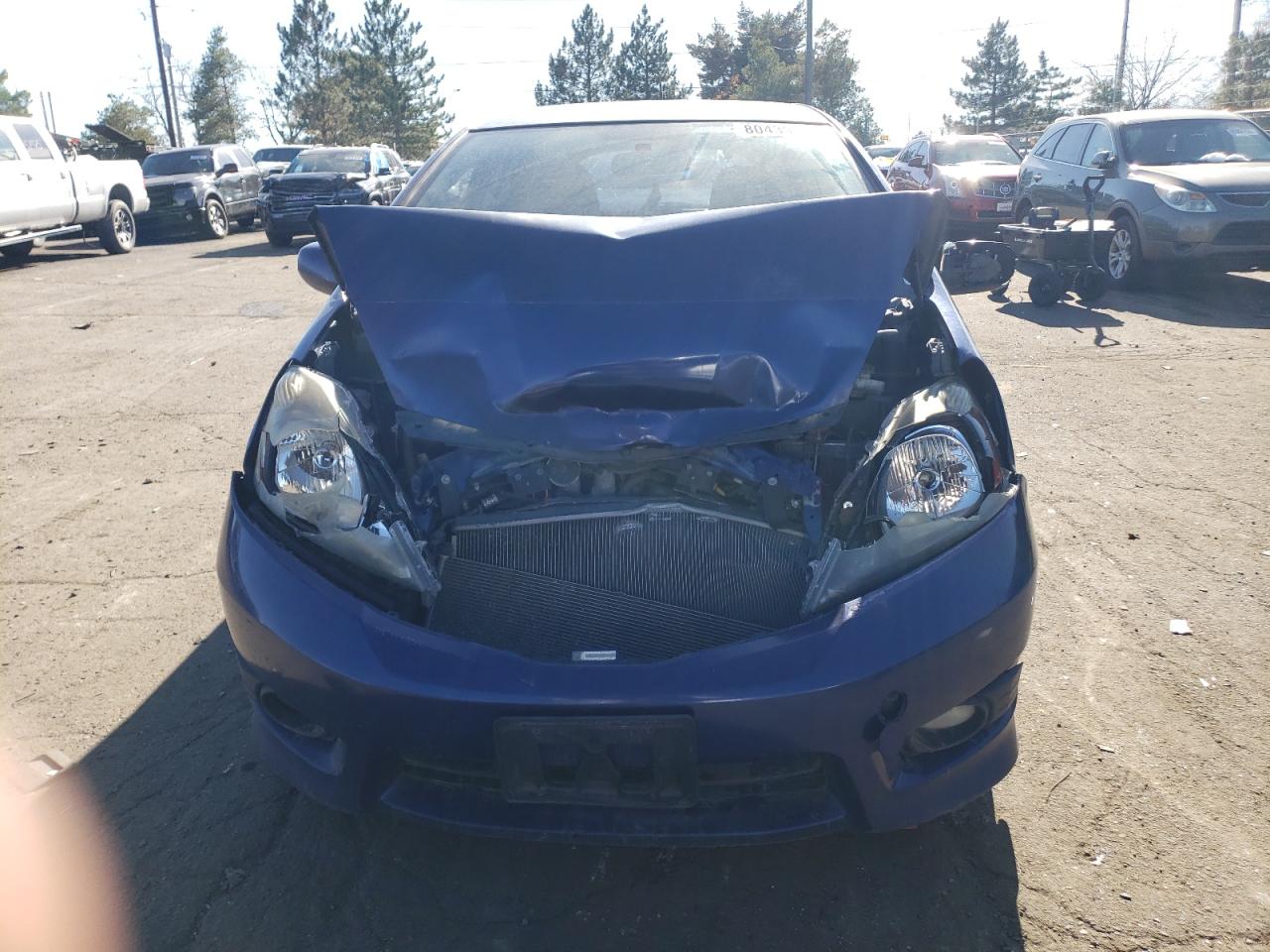 2013 Honda Fit VIN JHMGE8H55DC025736 Copart auction photo, front end damage thumbnail 5