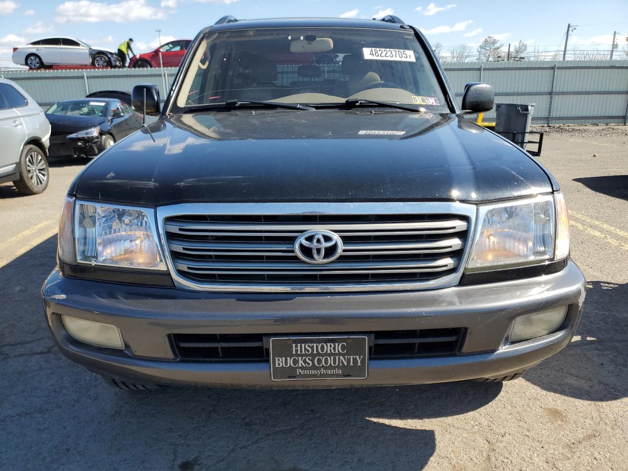2005 Toyota Land Cruiser VIN JTEHT05J252068111 Copart auction photo, side damage thumbnail 5