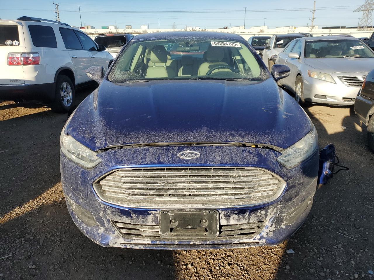2014 Ford Fusion VIN 3FA6P0LU9ER168267 Copart auction photo, side damage thumbnail 5