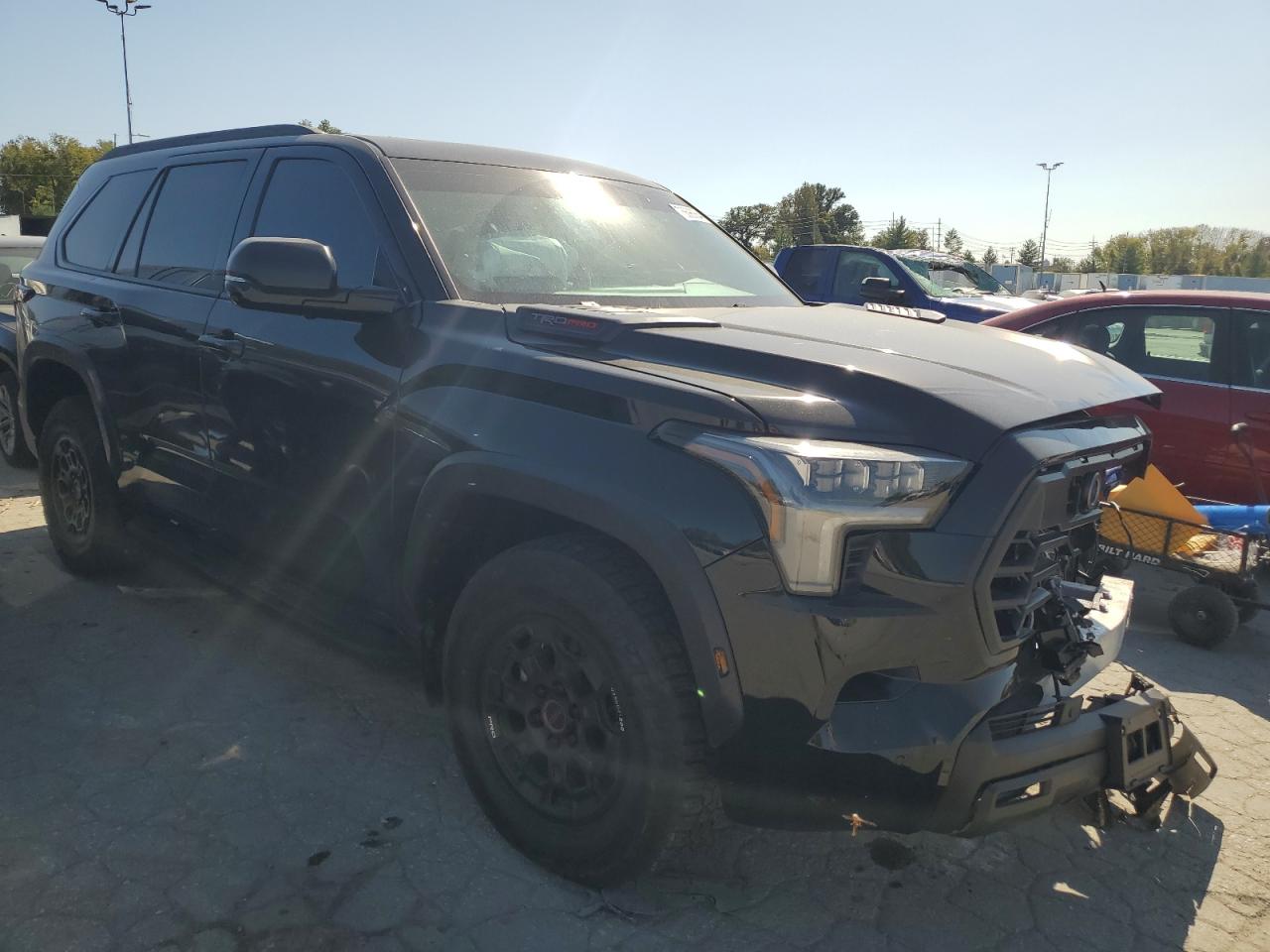 2024 Toyota Sequoia VIN 7SVAAABA1RX023469 Copart auction photo, front end damage thumbnail 4