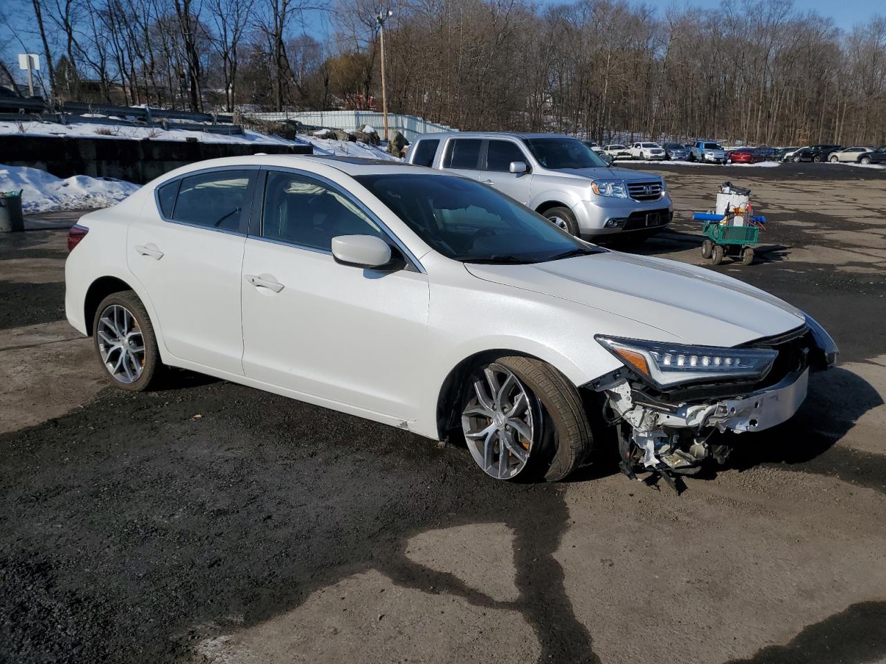 2021 Acura ILX VIN 19UDE2F75MA010785 Copart auction photo, front end / minor dent/scratches damage thumbnail 4