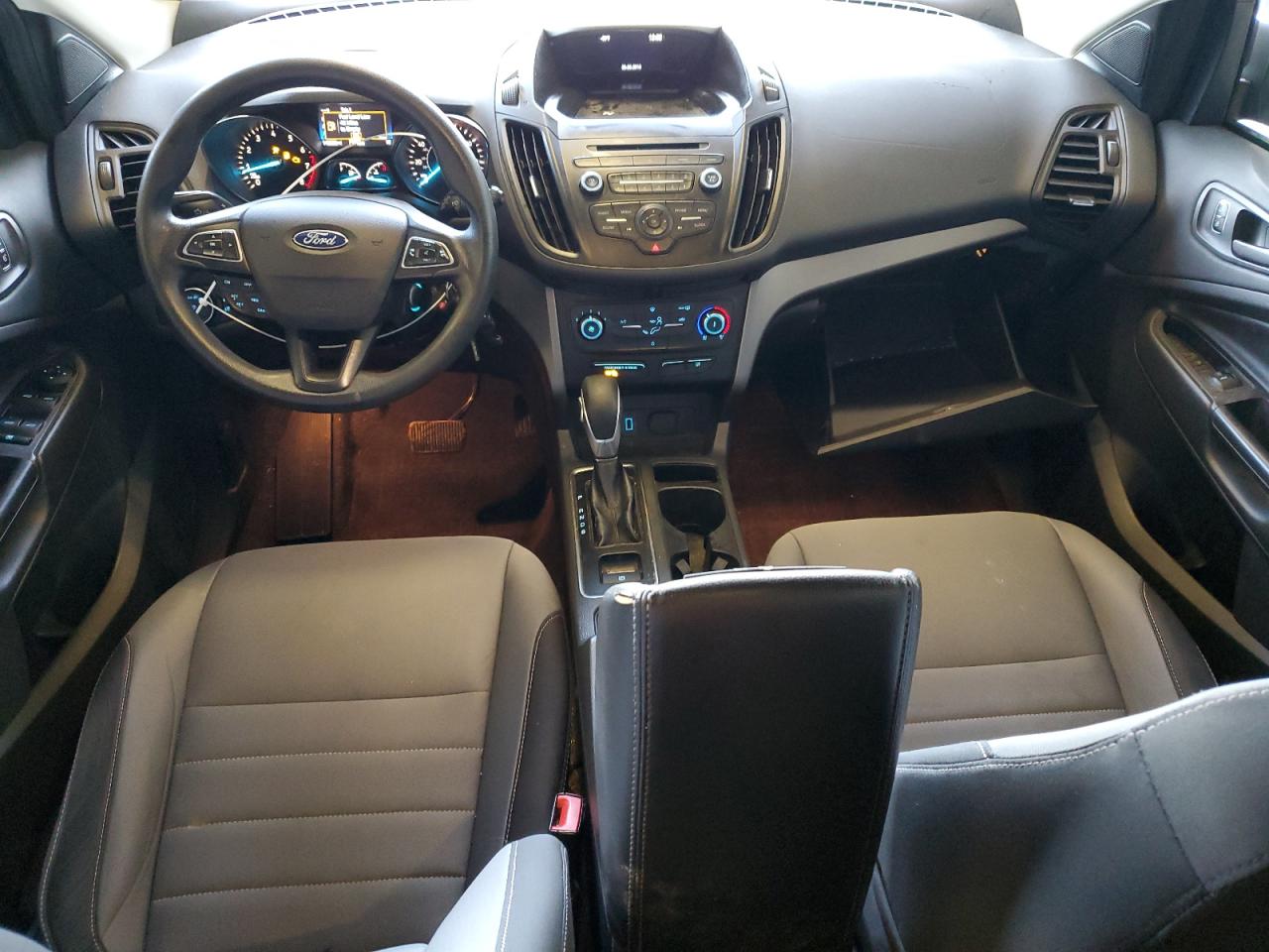 2017 Ford Escape VIN 1FMCU0F71HUA95156 Copart auction photo, front end / side damage thumbnail 8