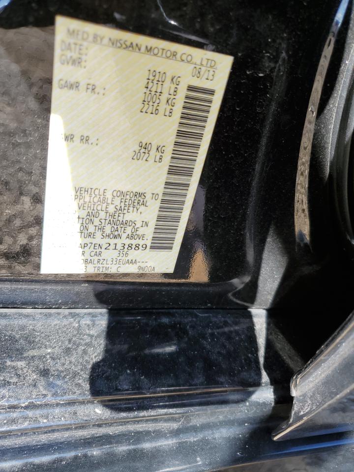 2014 Nissan Altima VIN 1N4AL3AP7EN213889 Copart auction photo, rear end damage thumbnail 13