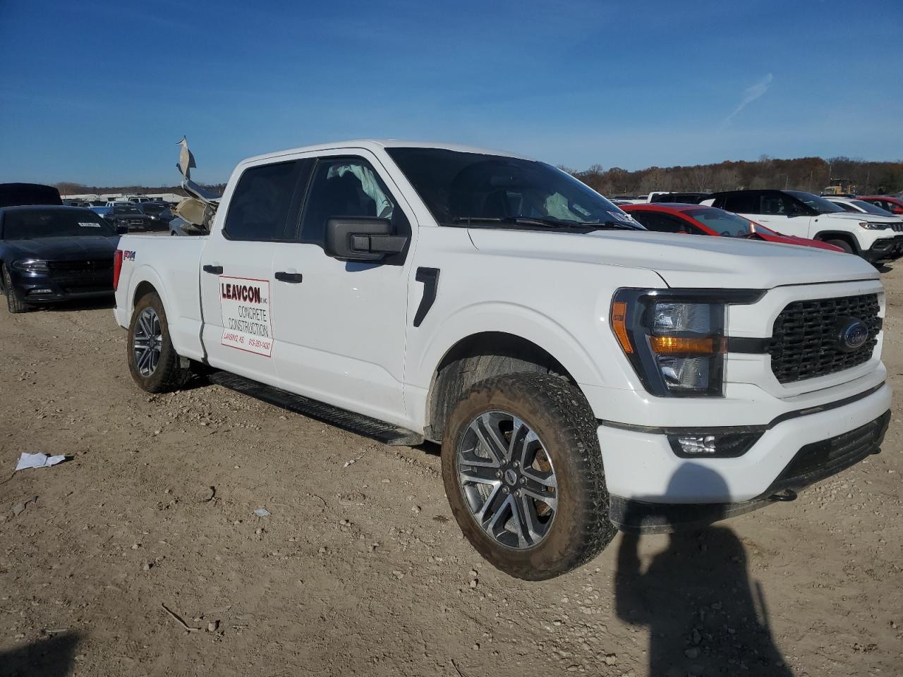 2023 Ford F-150 VIN 1FTFW1E56PKD42215 Copart auction photo, side damage thumbnail 4