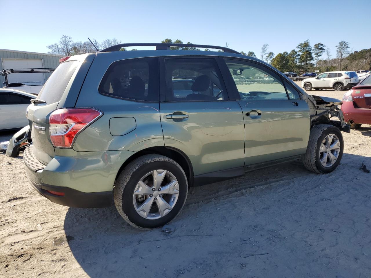 2014 Subaru Forester VIN JF2SJAEC9EH433325 Copart auction photo, front end / minor dent/scratches damage thumbnail 3