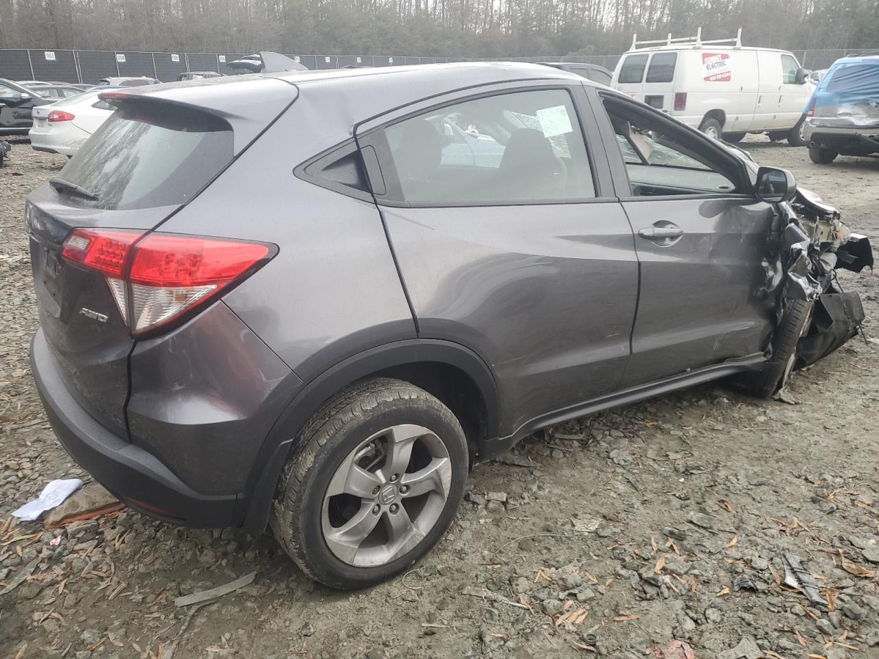 2022 Honda HR-V VIN 3CZRU6H30NM762689 Copart auction photo, all over damage thumbnail 3