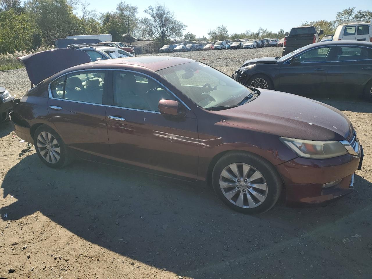 2013 Honda Accord VIN 1HGCR2F89DA138097 Copart auction photo, rear end damage thumbnail 4