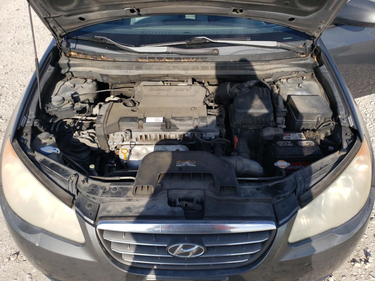 2009 Hyundai Elantra VIN KMHDU46D29U662459 Copart auction photo, mechanical damage thumbnail 11
