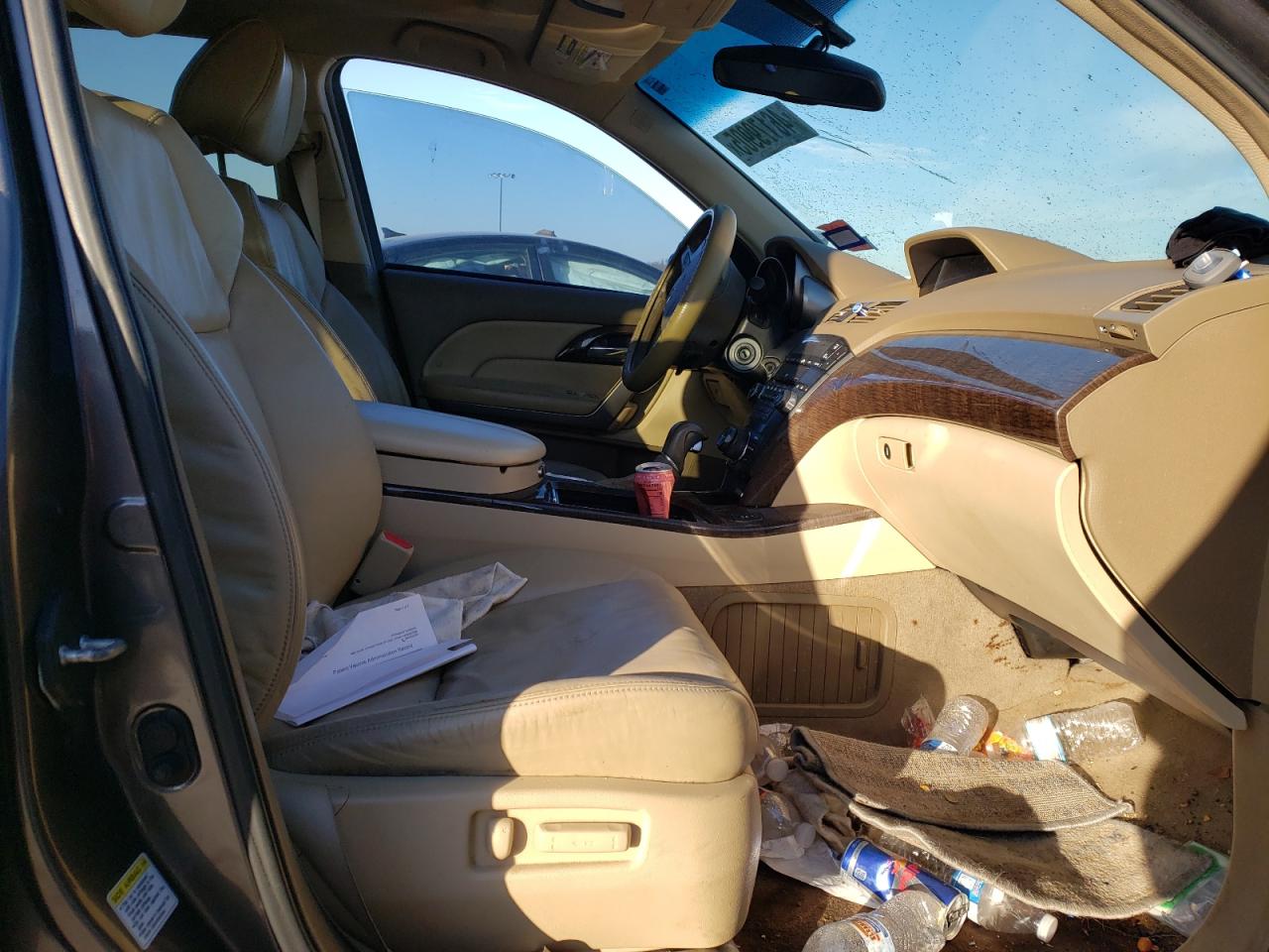 2010 Acura MDX VIN 2HNYD2H60AH506642 Copart auction photo, side / hail damage thumbnail 7