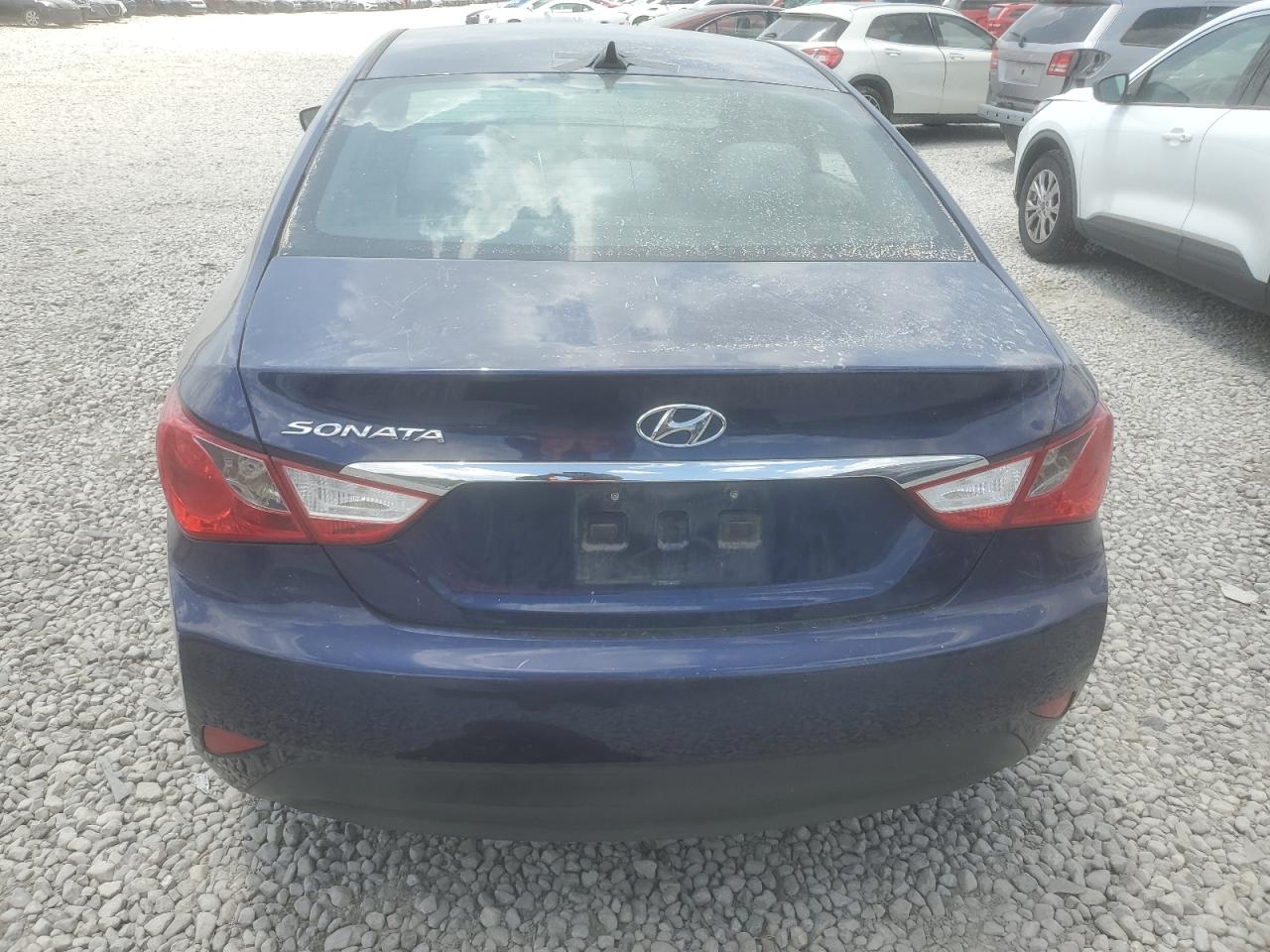 2014 Hyundai Sonata VIN 5NPEB4AC1EH861410 Copart auction photo, vandalism damage thumbnail 6