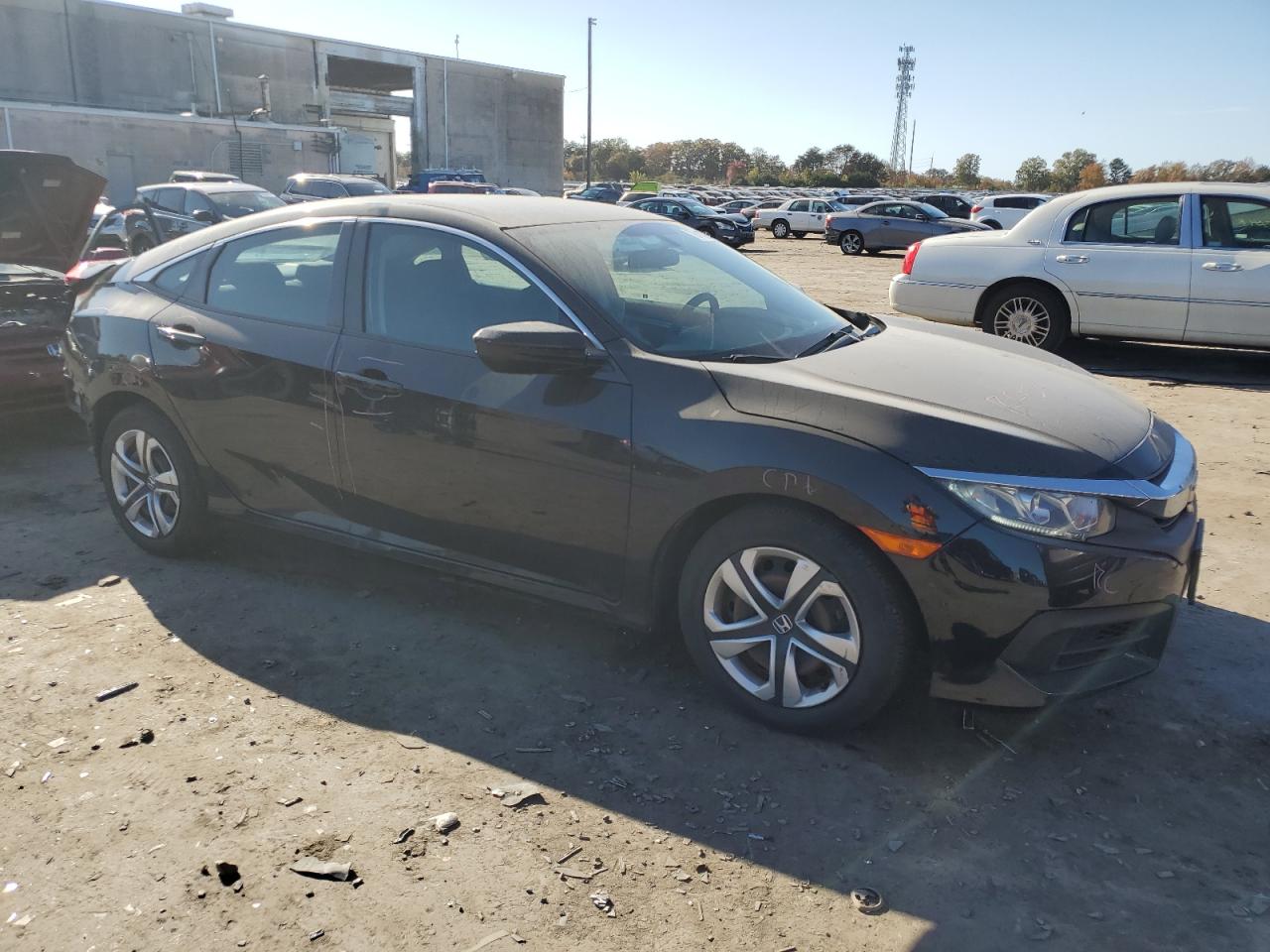 2017 Honda Civic VIN 2HGFC2F51HH523777 Copart auction photo, rear end / minor dent/scratches damage thumbnail 4