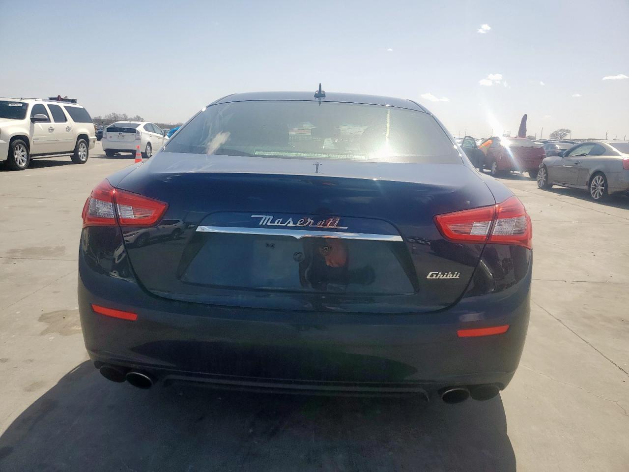 2015 Maserati Ghibli VIN ZAM57XSA9F1162207 Copart auction photo, front end damage thumbnail 6