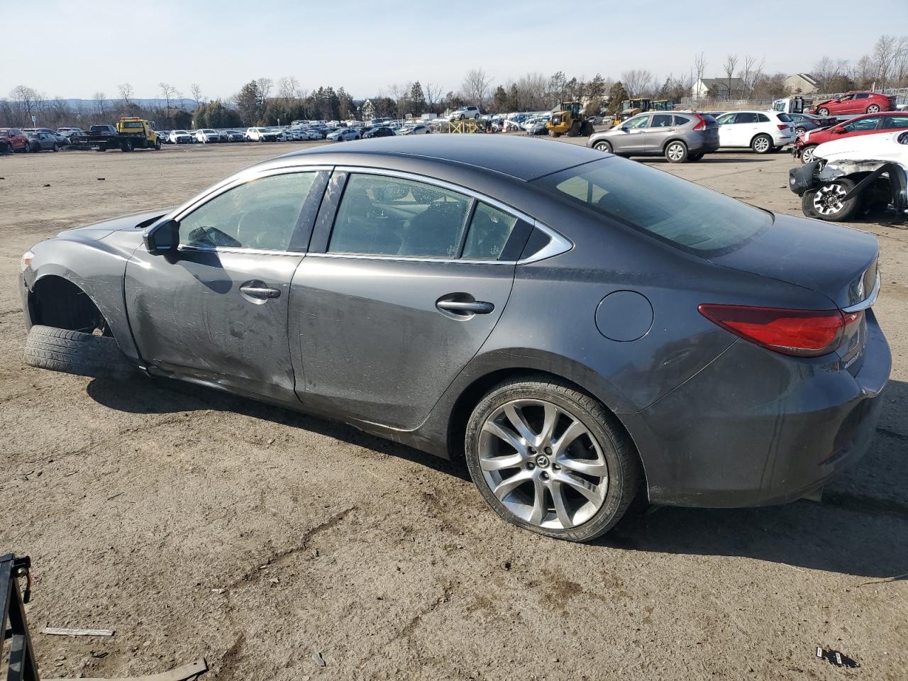 2017 Mazda 6 VIN JM1GL1V57H1125857 Copart auction photo, front end damage thumbnail 2