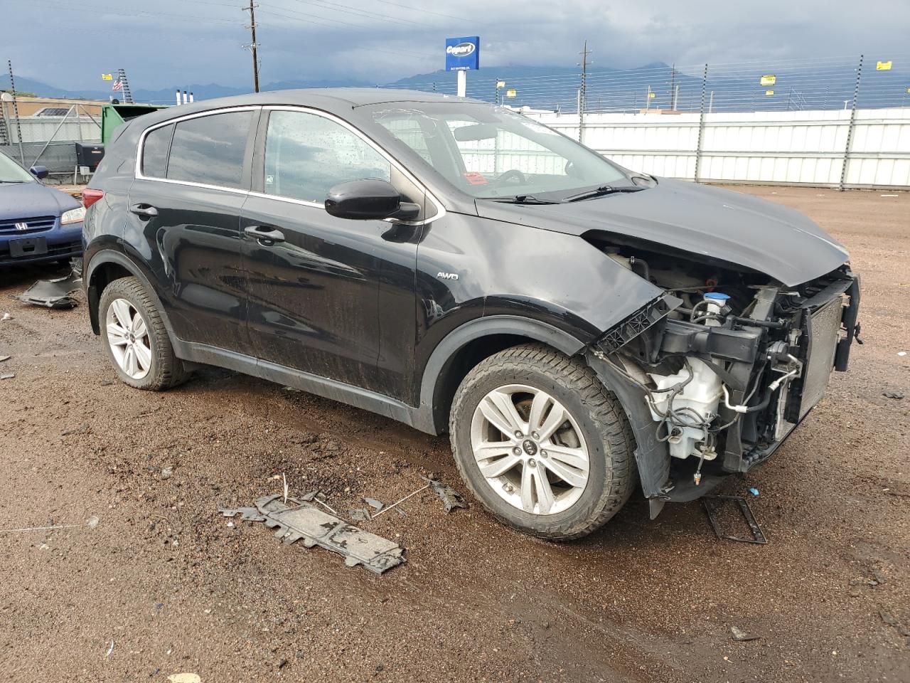 2018 KIA Sportage VIN KNDPMCAC0J7387428 Copart auction photo, front end damage thumbnail 4
