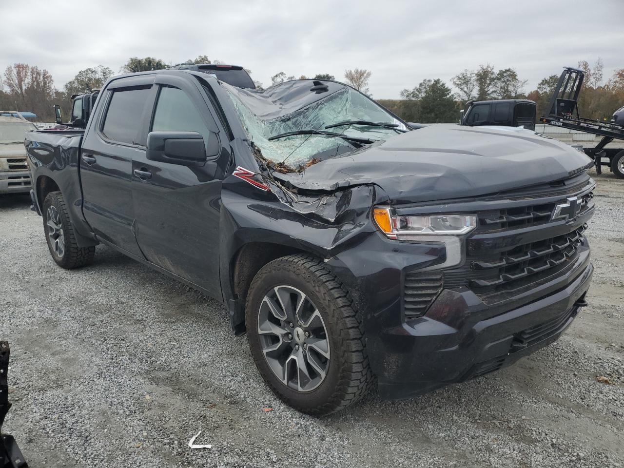 2022 Chevrolet Silverado VIN 1GCUDEED3NZ519335 Copart auction photo, water/flood / top/roof damage thumbnail 4