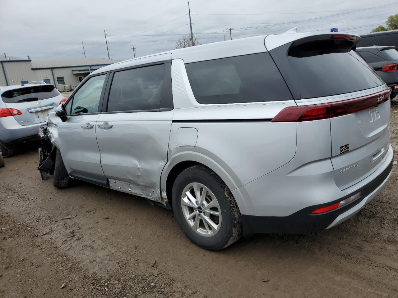 2023 KIA Carnival VIN KNDNB4H31P6214573 Copart auction photo, all over / undercarriage damage thumbnail 2