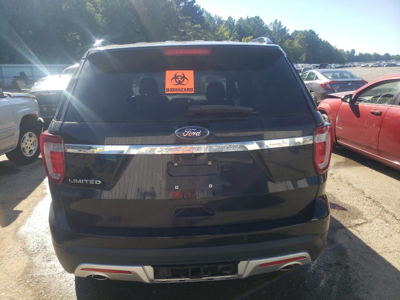 2017 Ford Explorer VIN 1FM5K7F80HGD84222 Copart auction photo, water/flood damage thumbnail 6