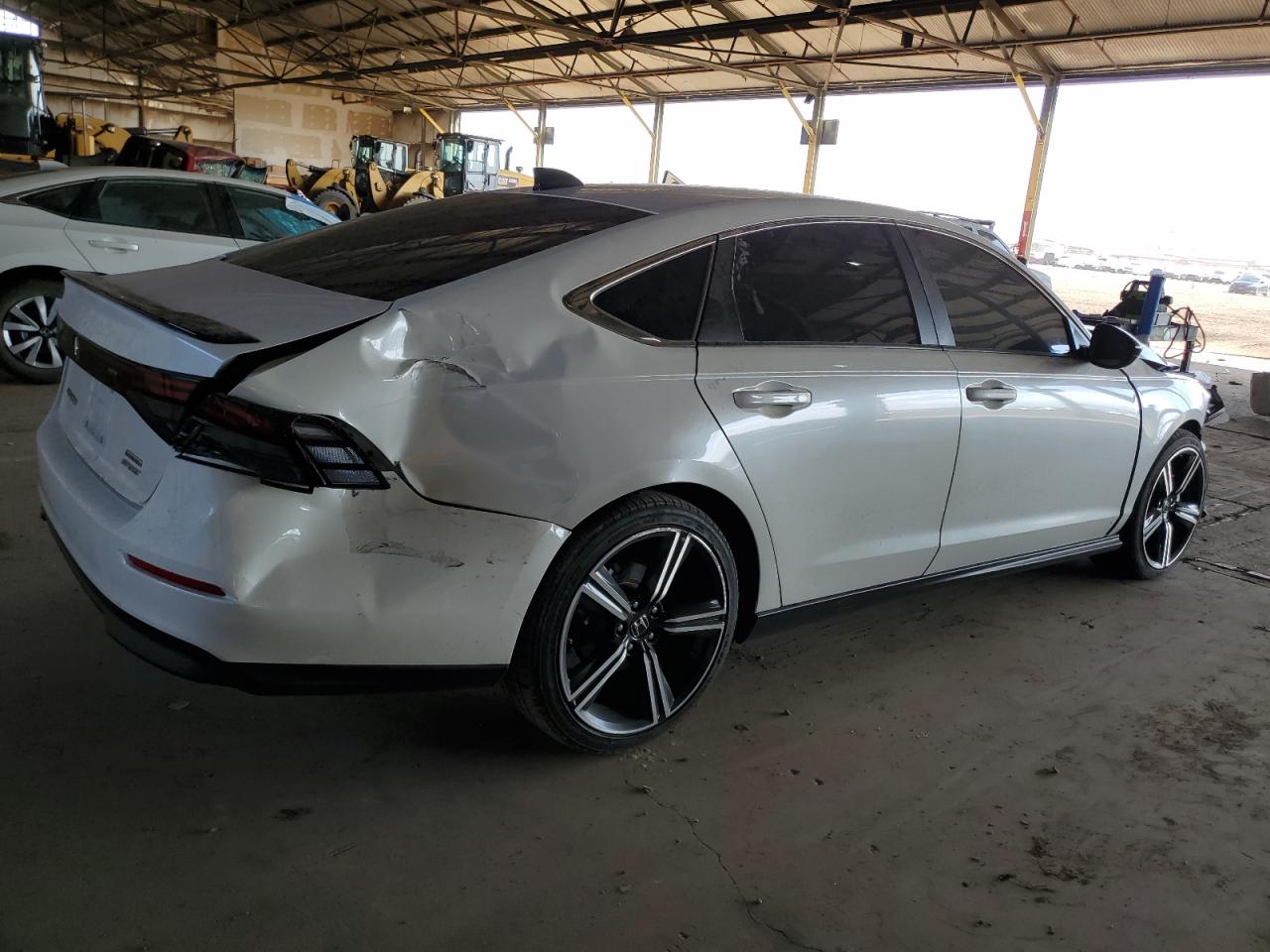 2023 Honda Accord VIN 1HGCY2F55PA003633 Copart auction photo, front end / rear end damage thumbnail 3