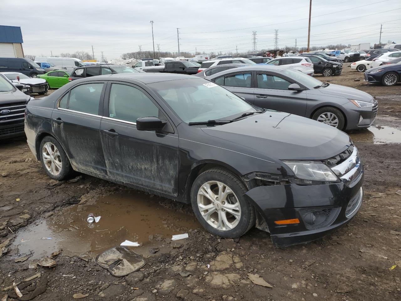 2012 Ford Fusion VIN 3FAHP0HG8CR230427 Copart auction photo, front end damage thumbnail 4