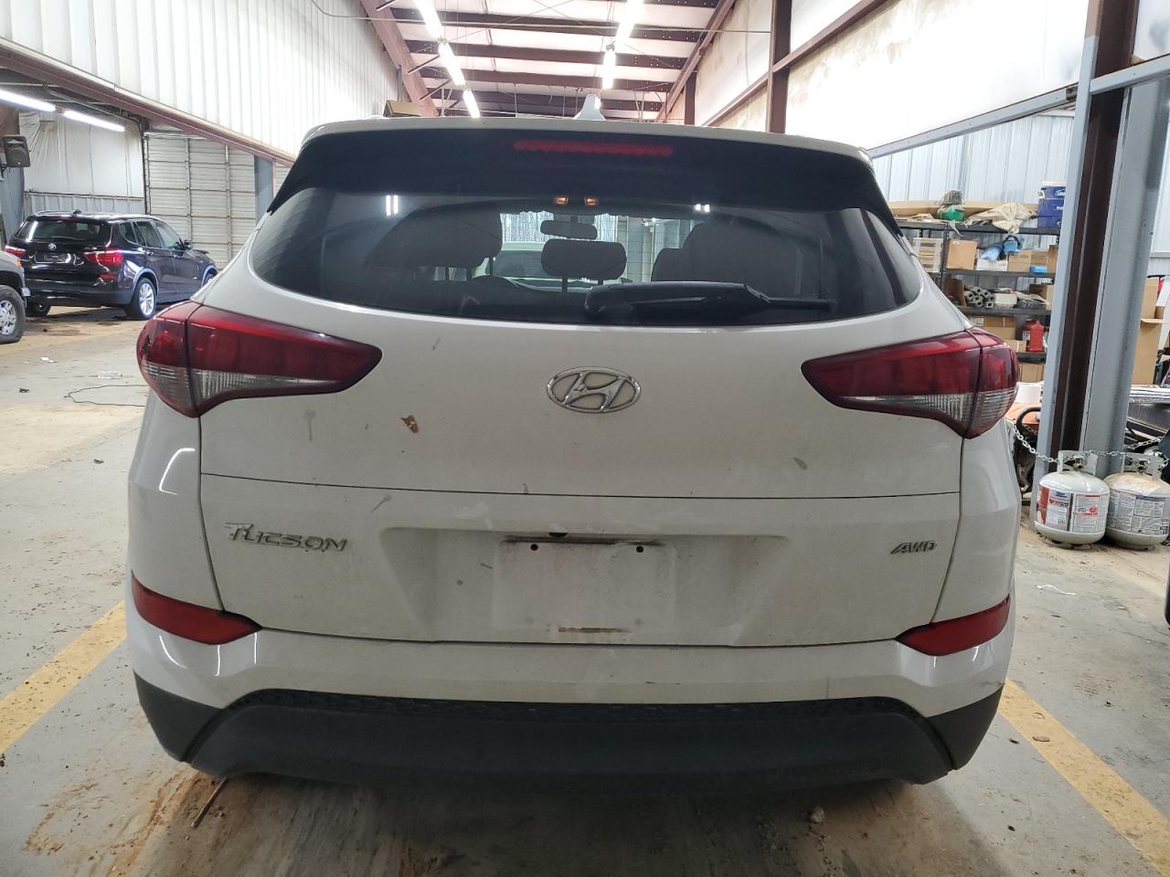 2018 Hyundai Tucson VIN KM8J3CA49JU742952 Copart auction photo, all over damage thumbnail 6