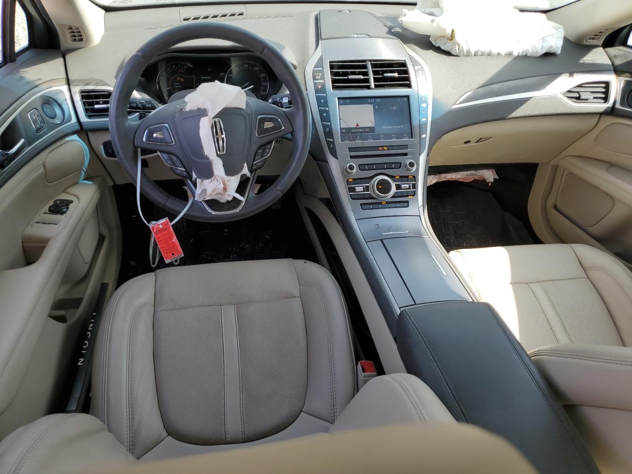 2020 Lincoln MKZ VIN 3LN6L5F99LR620107 Copart auction photo, front end damage thumbnail 8