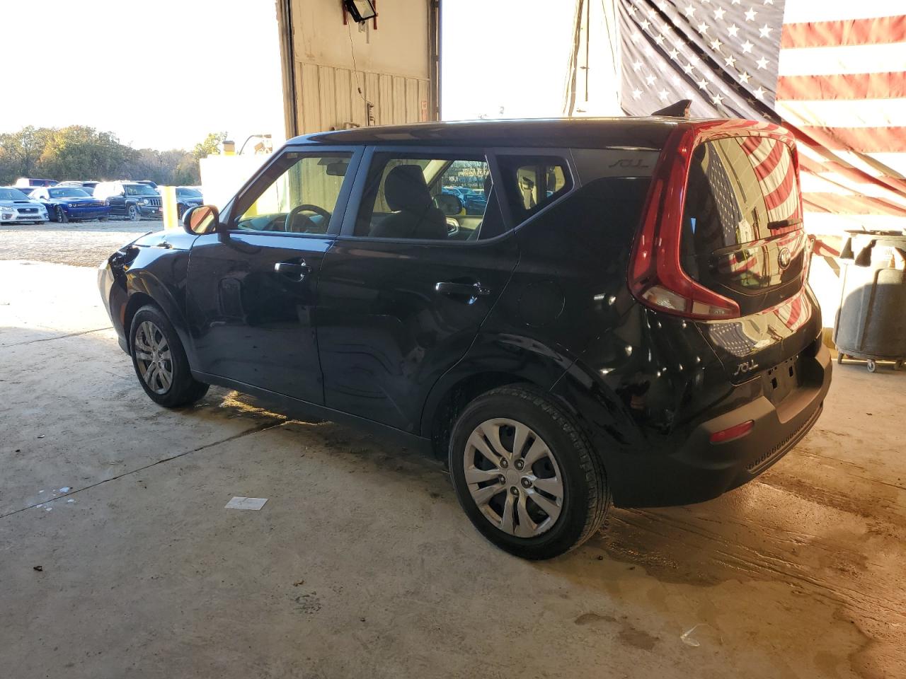 2020 KIA Soul VIN KNDJ23AU1L7024532 Copart auction photo, front end / side damage thumbnail 2