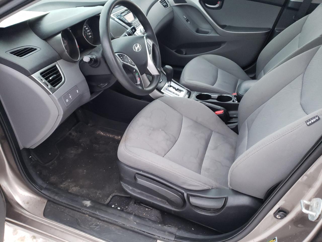 2012 Hyundai Elantra VIN 5NPDH4AE7CH064734 Copart auction photo, rear end / side damage thumbnail 7