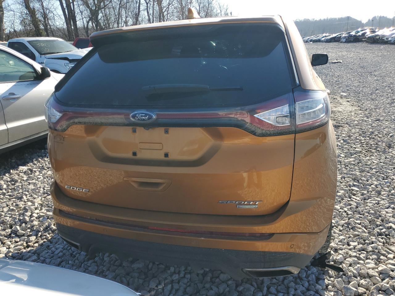 2015 Ford Edge VIN 2FMTK3APXFBB21383 Copart auction photo, front end damage thumbnail 6
