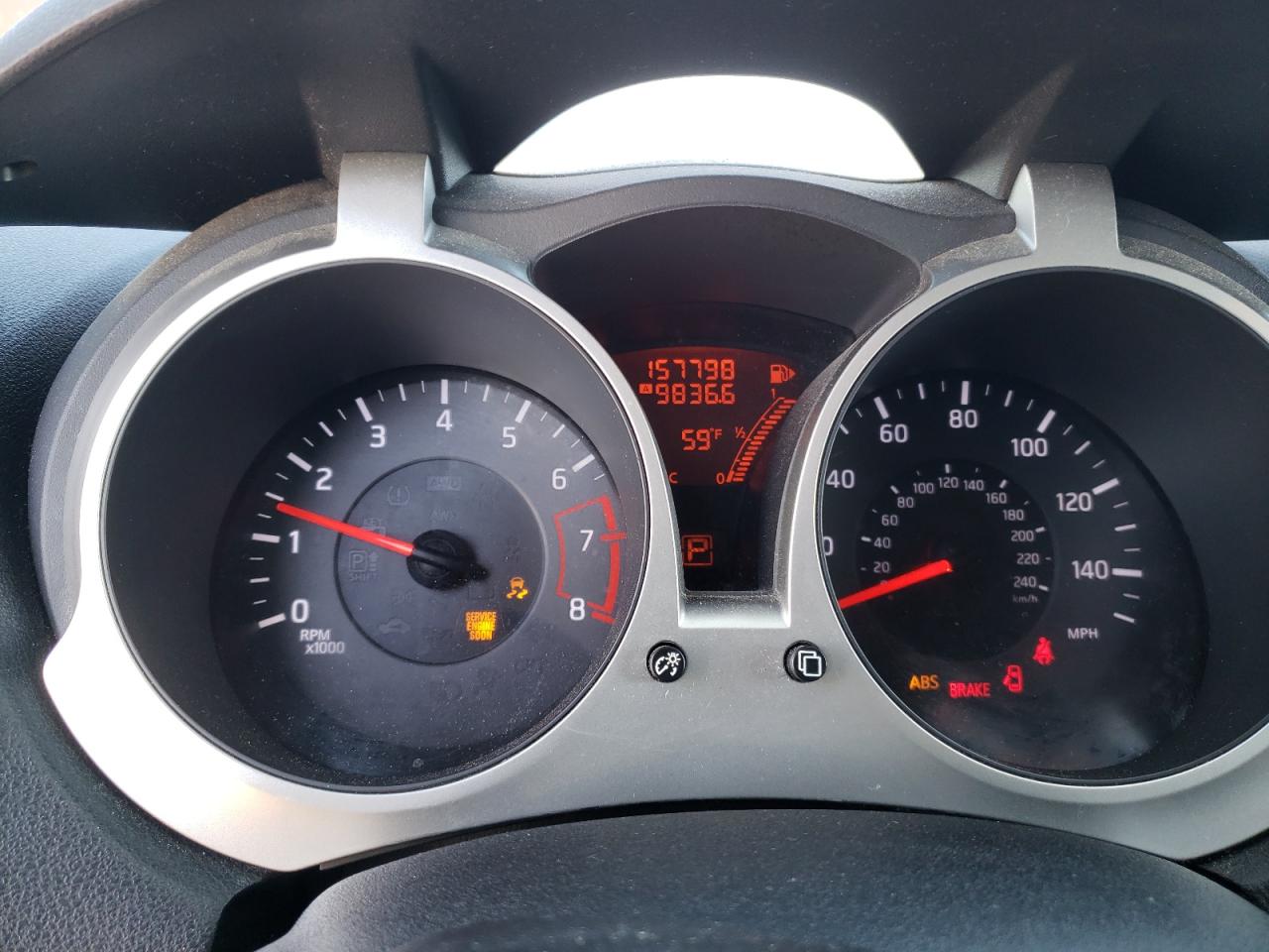 2014 Nissan Juke VIN JN8AF5MR1ET351874 Copart auction photo, rear end / hail damage thumbnail 9