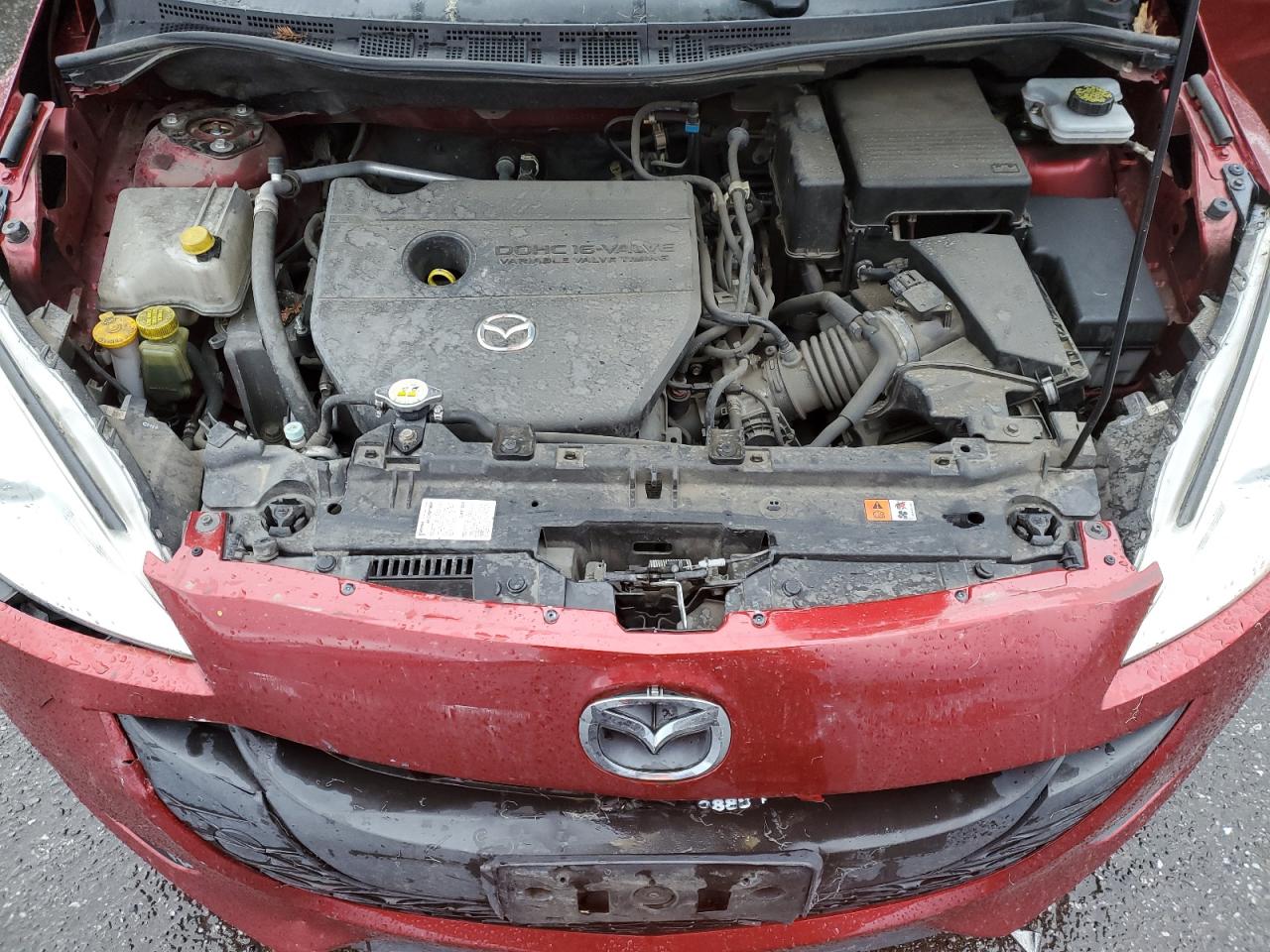 2014 Mazda 5 VIN JM1CW2BL7E0167817 Copart auction photo, front end damage thumbnail 12