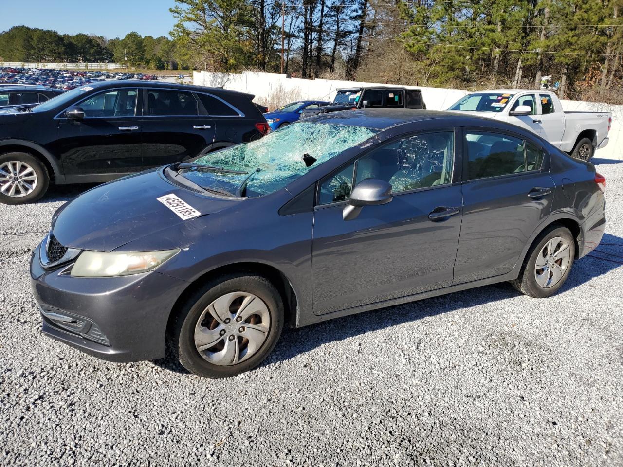 2013 Honda Civic VIN 2HGFB2F54DH599412