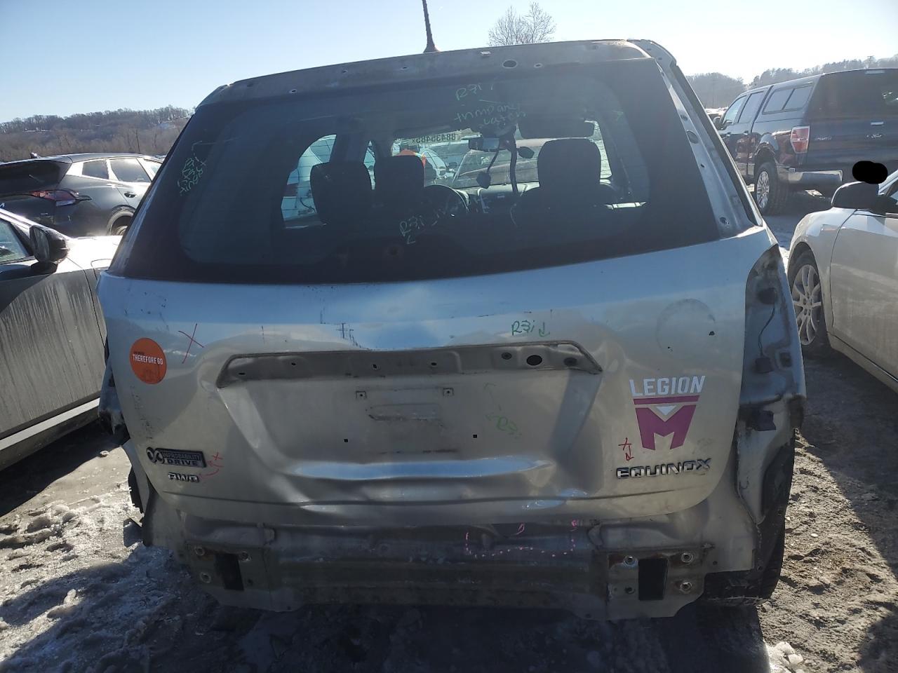2014 Chevrolet Equinox VIN 2GNFLEEK2E6234977 Copart auction photo, rear end damage thumbnail 6