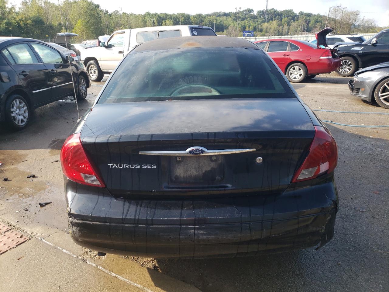 2000 Ford Taurus VIN 1FAFP5525YG292282 Copart auction photo, side damage thumbnail 6