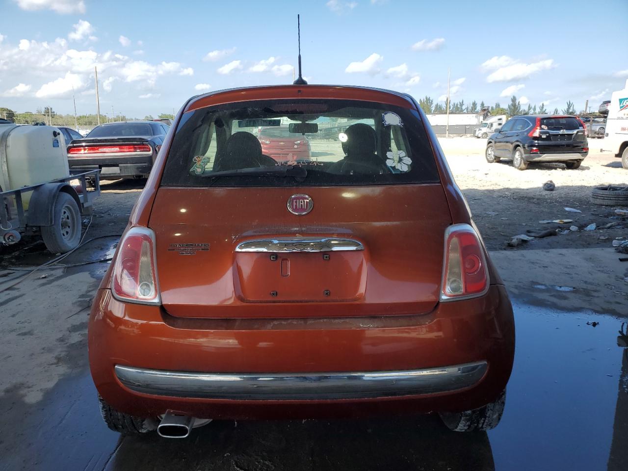 2012 Fiat 500 VIN 3C3CFFCR2CT162071 Copart auction photo, minor dent/scratches damage thumbnail 6