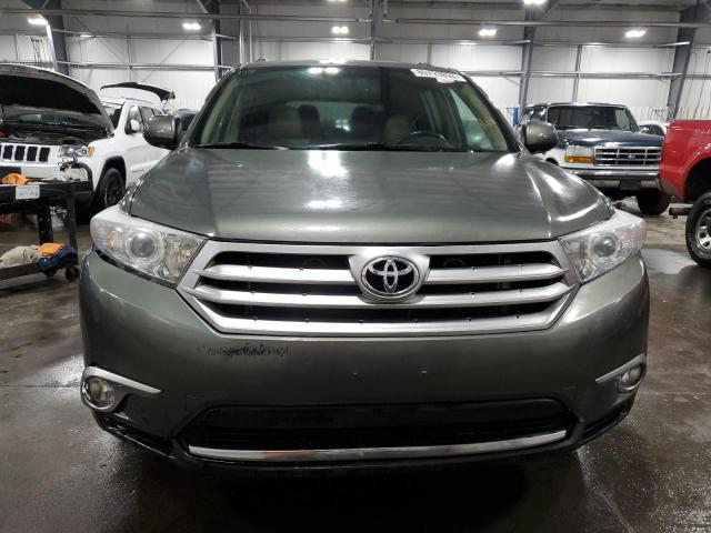 2012 Toyota Highlander VIN 5TDDK3EH5CS159366 Copart auction photo, front end / undercarriage damage thumbnail 5